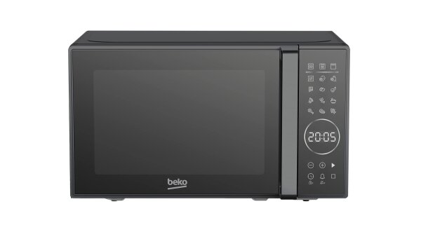 Beko - MGC20130BB - Mikrowelle mit Grill 20 Liter, 1000 W, digitaler Timer, Freistehend, 10 Leistungsstufen - Schwarz