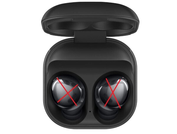 Samsung Galaxy Buds Pro NUR LADECASE Kabellose Kopfhörer, Wireless Earbuds, ausdauernder Akku, 3 Mikrofone, Sound by AKG, 2-Wege-Lautsprecher inkl. Araree Clear Cover, Phantom Black (Deutsche Version) #1 #1 #1