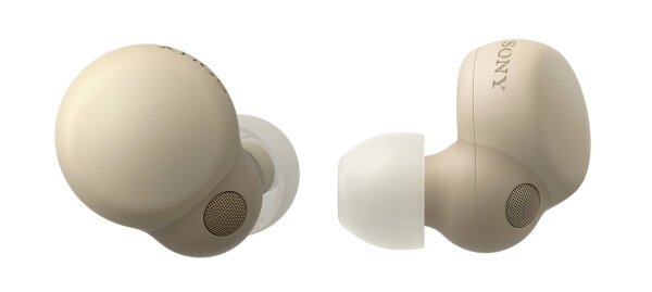 Sony LinkBuds S Wireless Noise Cancelling Kopfhörer Ultraleicht für ganztägigen Komfort mit kristallklarer Gesprächsqualität – Bis zu 20 Stunden Akkulaufzeit mit Ladeetui – Ecru #1